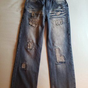 Boys GS-115 Distressed Ripped Jeans